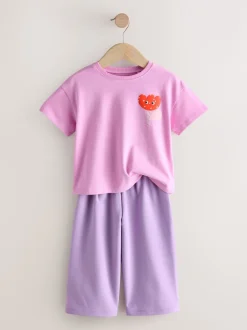 Next vert/rose - Ensemble haut et pantalon Lot 2 (3mois à7ans)