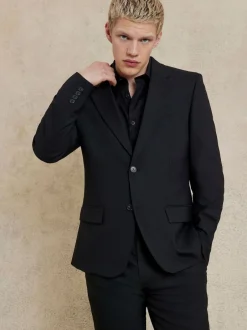 River Island Veste de costume slim unie Sale