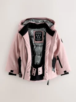 Baker by Ted Baker Veste de ski imperméable rose à ceinture