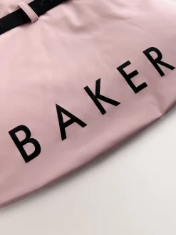 Baker by Ted Baker Veste de ski imperméable rose à ceinture