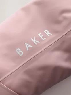 Baker by Ted Baker Veste de ski imperméable rose à ceinture