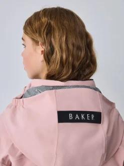 Baker by Ted Baker Veste de ski imperméable rose à ceinture
