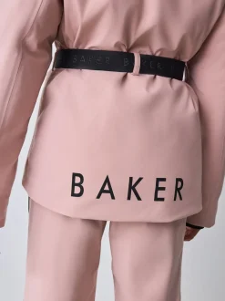 Baker by Ted Baker Veste de ski imperméable rose à ceinture