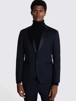 DKNY Veste de smoking Coupe ajustée à revers crantés New
