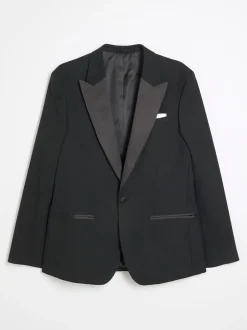 River Island Veste de smoking slim unie Best