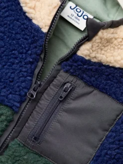 Jojo Maman Bébé Veste en polaire en polaire appliquée