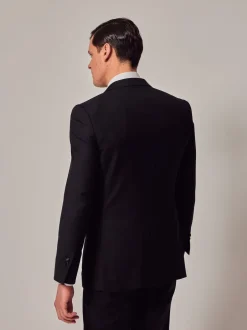 Hawes & Curtis Veste Dinner 100% coton noire New