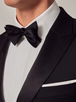 Hawes & Curtis Veste Dinner 100% coton noire New