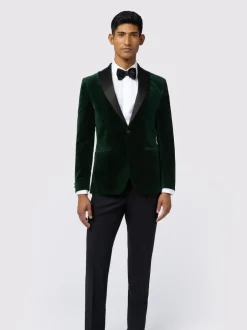 Ted Baker Tailoring Veste en velours vert Hot