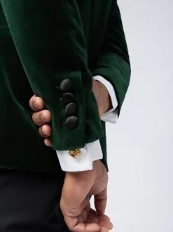 Ted Baker Tailoring Veste en velours vert Hot