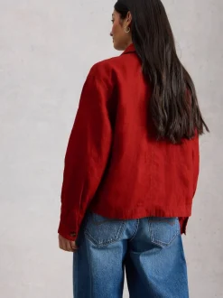 White Stuff Veste Isabel en lin Outlet