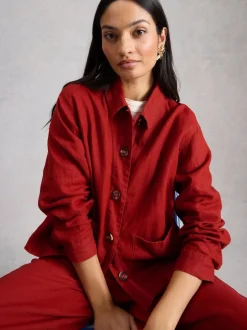 White Stuff Veste Isabel en lin Outlet