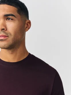 Next - Ajustement régulier - T-shirt à manches longues de cou d'équipage Violet New