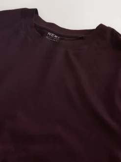 Next - Ajustement régulier - T-shirt à manches longues de cou d'équipage Violet New