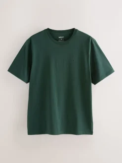 Next - Ajustement régulier - T-shirt 4 Pack Violet / Bleu bleu marine / Orange / Vert Hot