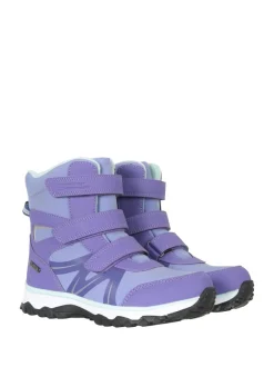 Mountain Warehouse Violet - Bottes de neige Slope Softshell enfant New