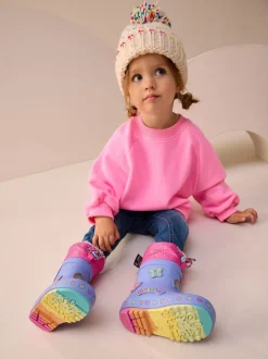 Next Violet - Bottes de pluie Personnage Thinsulate avec poignets doublés Discount