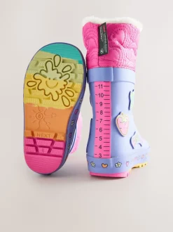 Next Violet - Bottes de pluie Personnage Thinsulate avec poignets doublés Discount