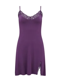 Pour Moi Violet - Chemise Sofa Loves Dentelle support caché en jersey fendu Outlet