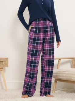 Long Tall Sally Violet - Pyjama Carreaux Discount