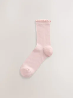 Next Violet - Lot de 5 paires de chaussettes Lettuce Welt New