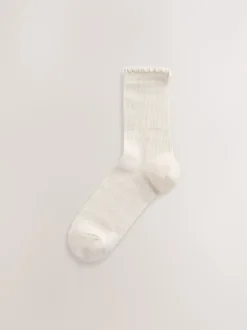 Next Violet - Lot de 5 paires de chaussettes Lettuce Welt New