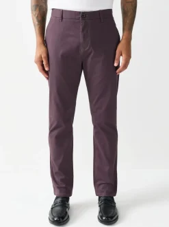 Next - Slim Fit (Slim Fit) - Pantalon chino stretch Violet Discount