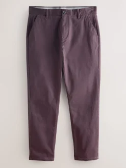 Next - Slim Fit (Slim Fit) - Pantalon chino stretch Violet Discount