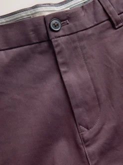 Next - Slim Fit (Slim Fit) - Pantalon chino stretch Violet Discount
