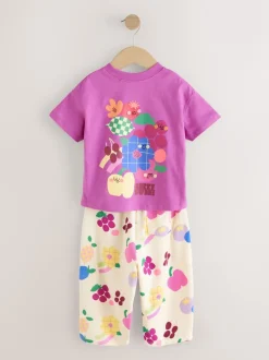 Next Violet - T-shirt à manches courtes et jogging Ensemble baril (3mois-7ans) Online