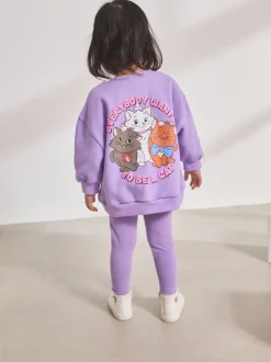 Next Violet lilas - Disney Ensemble sweat et leggings Aristocats (3mois-7ans) New