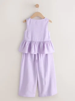 Next Violet lilas - Ensemble gilet et pantalon (3-16ans) Outlet