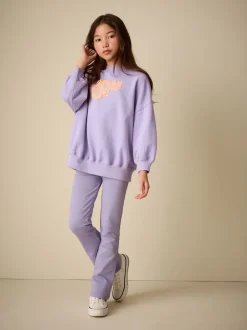Next Violet lilas - Ensemble Sweat-shirt et Leggings évasés (3-16ans) Online