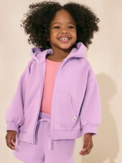 Next - Sweat à capuche zippé (3mths-7yrs) Violet lilas New