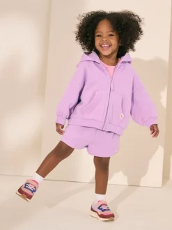 Next - Sweat à capuche zippé (3mths-7yrs) Violet lilas New