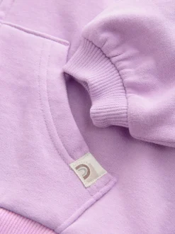 Next - Sweat à capuche zippé (3mths-7yrs) Violet lilas New