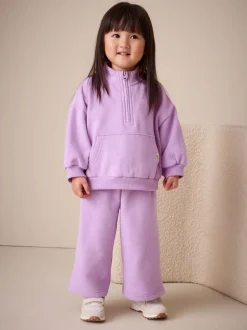 Next - Sweat-shirt à col zippé (3mois-7ans) Violet lilas Hot