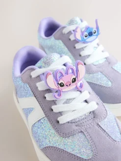 Next Violet paillettes Lilo & Stitch - Baskets de style de vie Dentelle-up Outlet