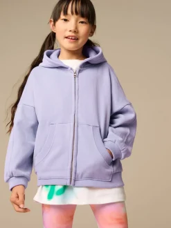 Next - Sweat à capuche zippé (3-16ans) Violet poudré Online