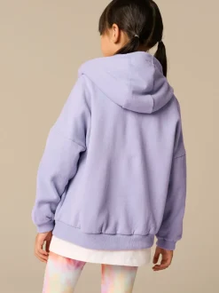 Next - Sweat à capuche zippé (3-16ans) Violet poudré Online