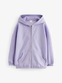 Next - Sweat à capuche zippé (3-16ans) Violet poudré Online