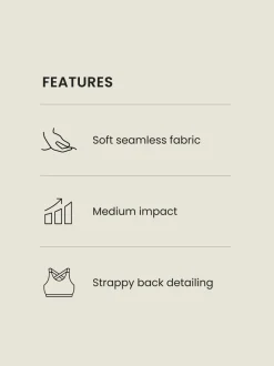 Next Violet prune - Soutiens-gorge de sport à bretelles sans coutures Hot