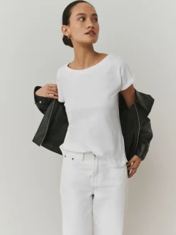 Next Violet/bleu/jaune beurré/rose/blanc - Lot de 5 T-shirts à mancherons Best