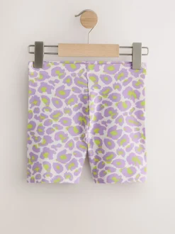 Next Violet/Rose/Animal - Lot de 5 shorts cyclistes (3-16 ans) Discount