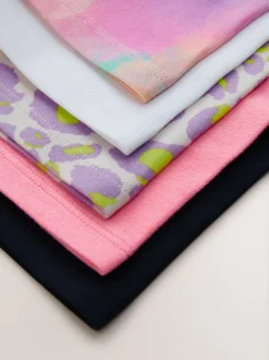 Next Violet/Rose/Animal - Lot de 5 shorts cyclistes (3-16 ans) Discount