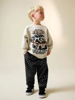 Next Voiture écrue - Ensemble Sweat-shirt et Joggings à Col rond (3mois7ans) (3mois7ans) Clearance
