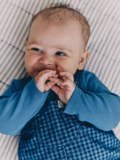 Next Vérification bleue - Ensemble salopette et body bébé en velours côtelé (0mois-2ans) Sale