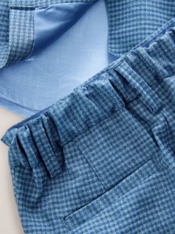 Next Vérification bleue - Ensemble blazer, chemise, pantalon et nœud papillon (3 mois à 9 ans) Discount