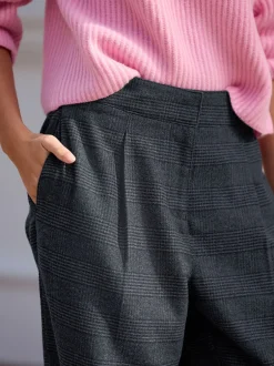 Next Vérification bleue - Pantalons N. Premium Coupe ballon en laine