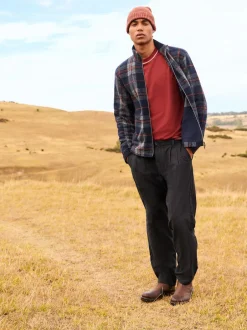 Next Vérification Brown - Polaire à col cheminée zippé Hot